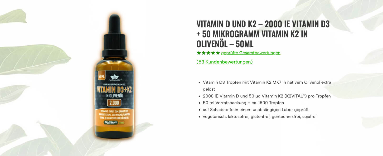 VitaminD3 und K2